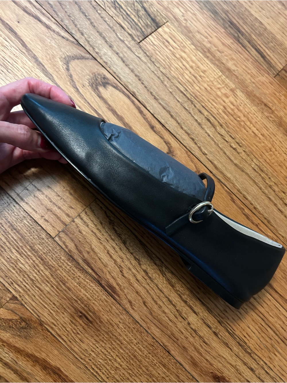 Zara leather ballet flats - Picture 9 of 16